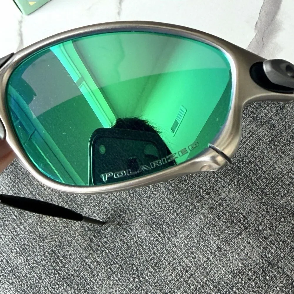 Oakley 4th Gen Juliet X-Metal Plasma Polarized Ice Iridium USA Sunglasses